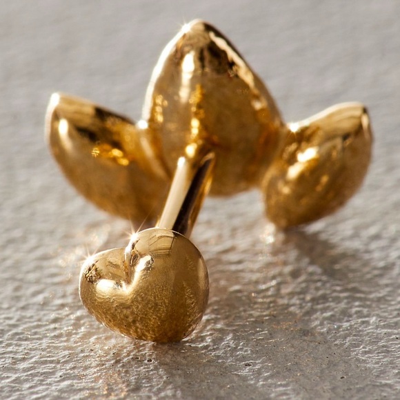 Pamela love Marquise Pear Stud Opal White Diamond 14k Gold earring - Picture 4 of 6